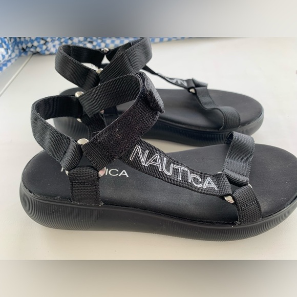 Nautica Women’s Black Sandals - Picture 2 of 11